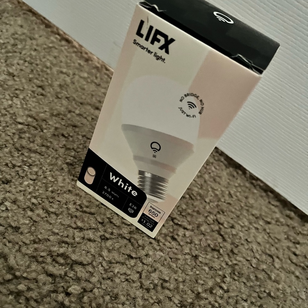 Lifx smart light bulb